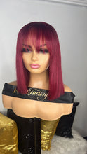 Load image into Gallery viewer, Plum Closure Bang Wig
